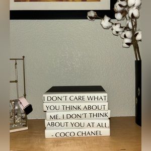 Chanel Coffee Table books / decor